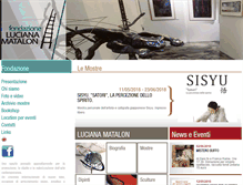 Tablet Screenshot of fondazionematalon.org